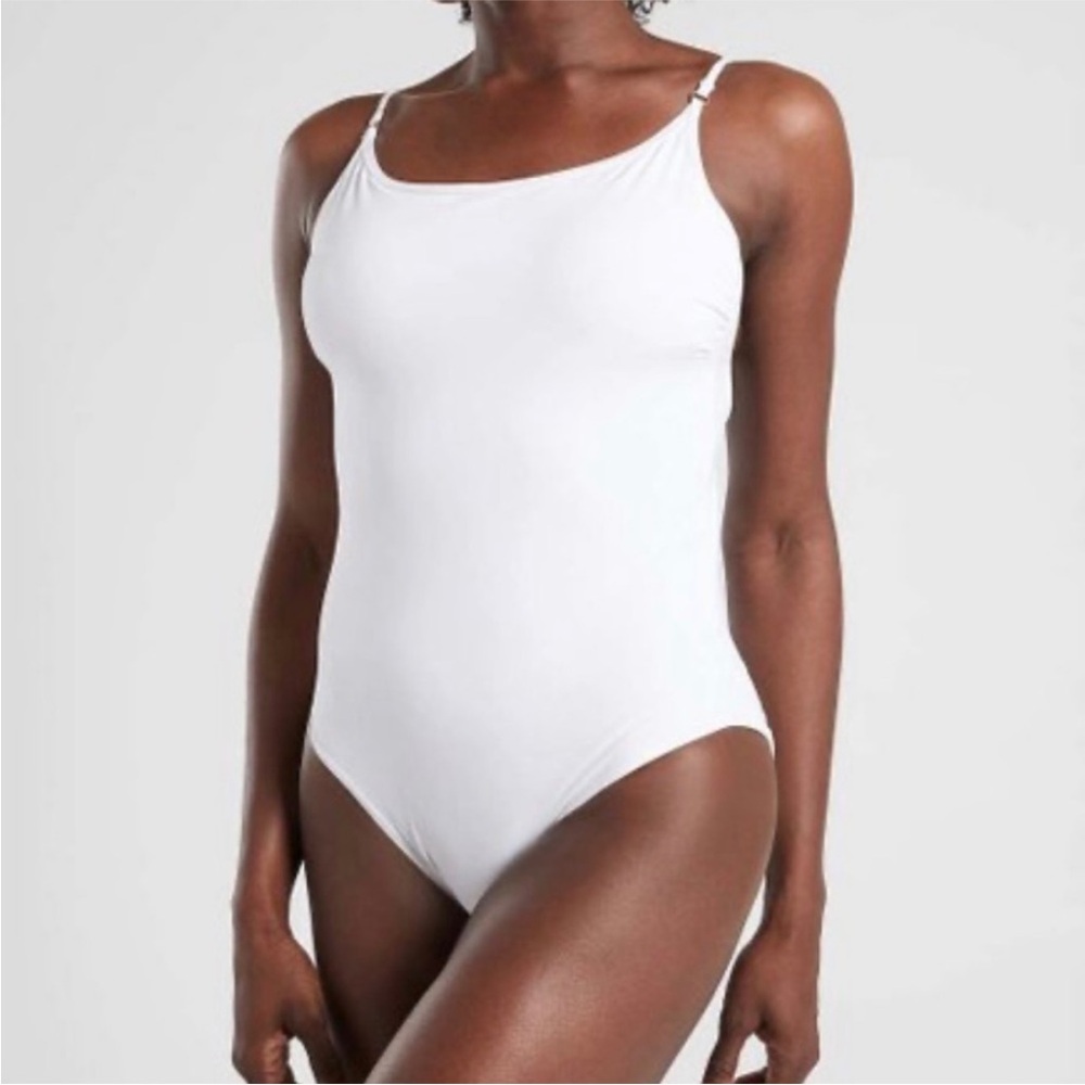 Athleta White One-Piece Swimsuit